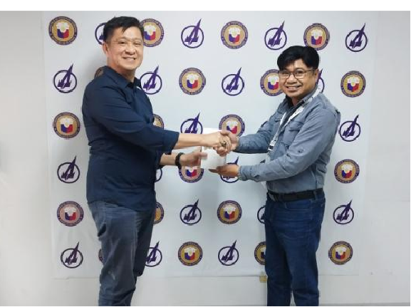 OAMC's CEO, Mr. Jeremias Simon with Atty. Raymond Mitra, President and CEO of PADC.